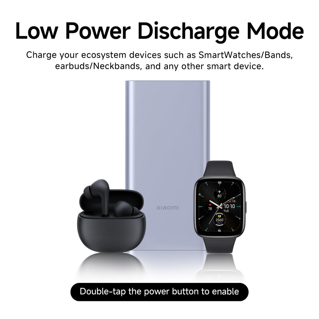 Xiaomi Pocket Power Bank 10000mAh 22.5W with Built-in Cable | Super Fast Charging PD |Smart 12 Layer Protection|Triple Output Ports|Supports Android,Apple, Tablets, Earbuds,Watch(MI Powerbank),Blue