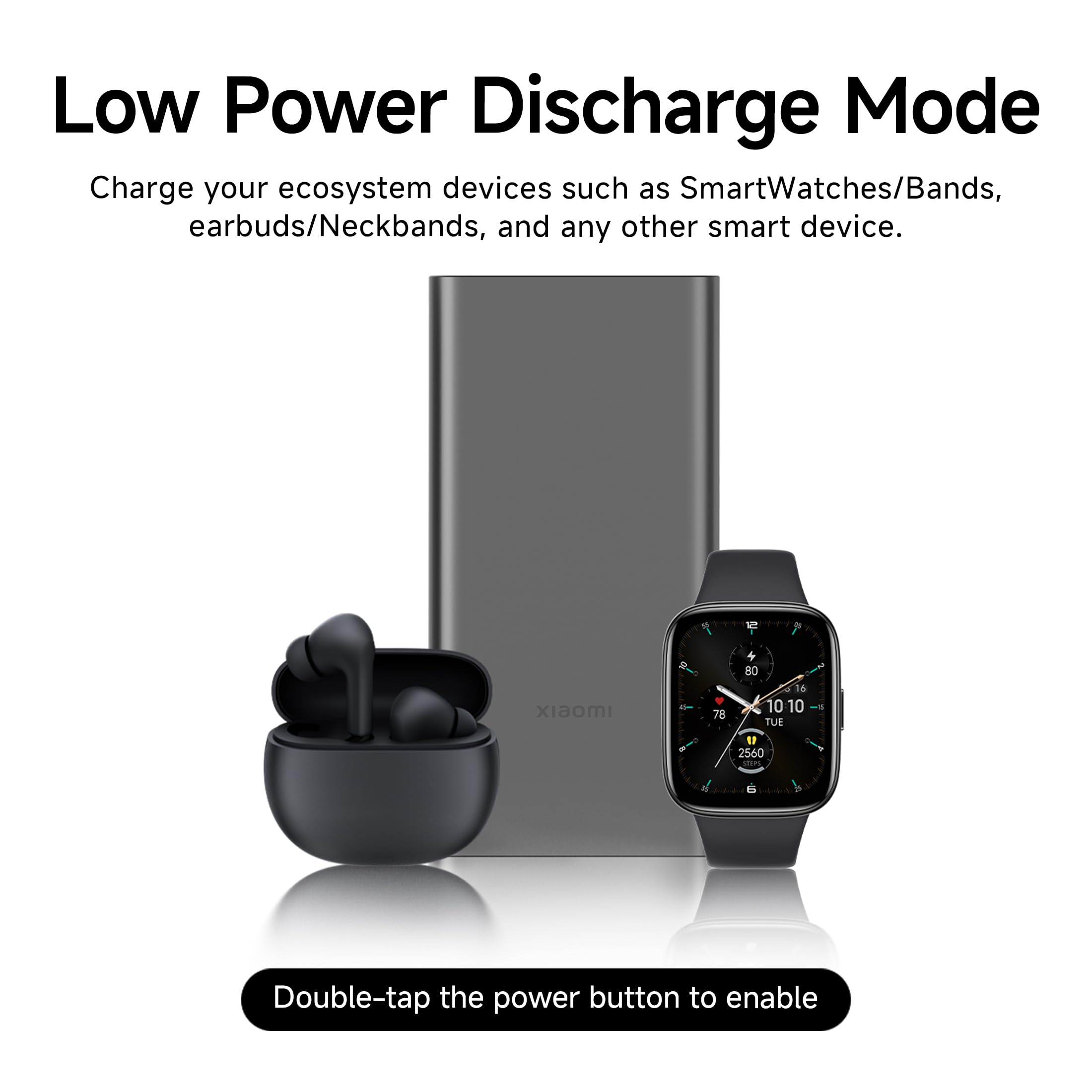 Xiaomi Pocket Power Bank 10000mAh 22.5W with Built-in Cable | Super Fast Charging PD |Smart 12 Layer Protection|Triple Output Ports|Supports Android,Apple, Tablets, Earbuds,Watch(MI Powerbank),Blue
